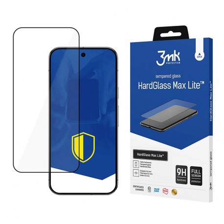 3mk HardGlass Max Lite tvrzené sklo na displej pro Google Pixel 9 Pro XL černé
