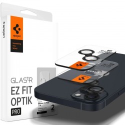 Tvrzené sklo na fotoaparát Spigen Optik.tR EZ FIT 2-pack pro iPhone 14 / 14 Plus černéMax černé