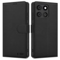 Kožená peněženka Tech-Protect pro Motorola Edge 60 Fusion černá