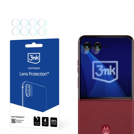 4x tvrzené sklo na kameru 3mk Lens Glass pro Motorola Razr 60 Ultra