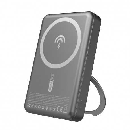 MagSafe bezdrátová powerbanka Dudao K28 PD 22.5W 10000mAh se stojánkem černá