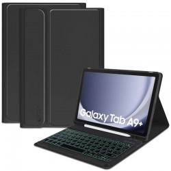 Pouzdro s klávesnicí Tech-Protect pro Samsung Galaxy Tab A9+ černé