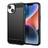 Silikonové pouzdro Carbon Case pro iPhone 14 černé