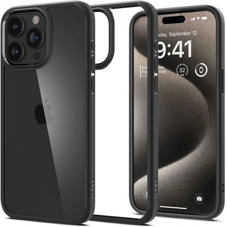 Kryt Spigen Ultra Hybrid Case pro iPhone 15 Pro černý