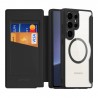 Flipové pouzdro Dux Ducis Skin X MagSafe pro Samsung Galaxy S25 Ultra černé