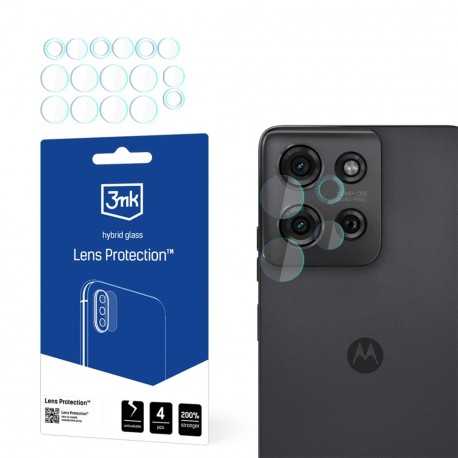4x tvrzené sklo na kameru 3mk Lens Glass pro Motorola Moto G75 5G