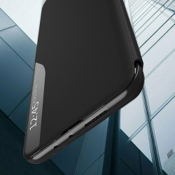 Flipové pouzdro Eco Leather View Case pro Honor 400 Lite 5G černé