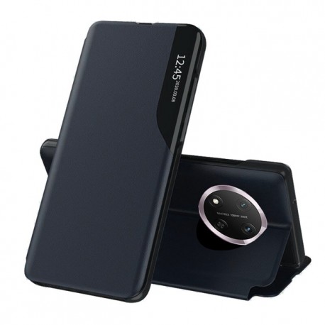 Flipové pouzdro Eco Leather View Case pro Honor Magic7 Lite 5G modré
