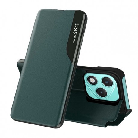 Flipové pouzdro Eco Leather View Case pro Honor 400 Lite 5G zelené