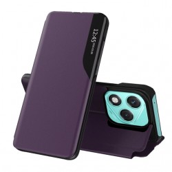 Flipové pouzdro Eco Leather View Case pro Honor 400 Lite 5G fialové