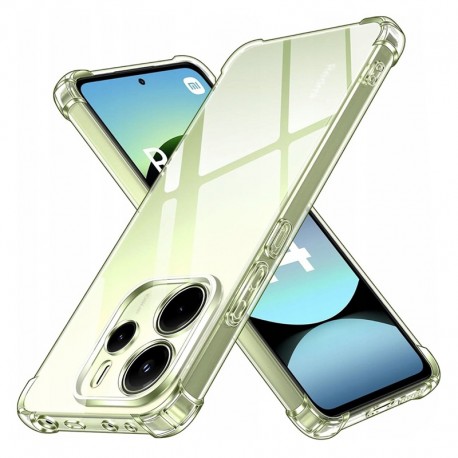 Silikonové pouzdro AntiShock pro Xiaomi Redmi Note 14 4G čiré
