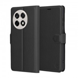 Kožená peněženka Techsuit pro OnePlus 13 5G černá