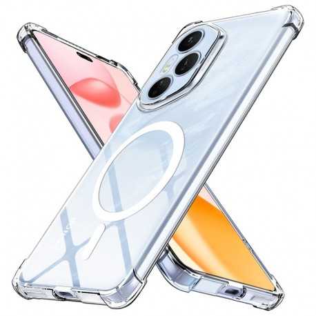 Silikonové pouzdro AntiShock MagSafe pro Honor 400 Pro čiré