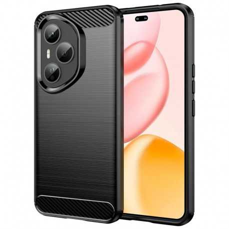 Silikonové pouzdro Carbon Case pro Honor 400 Pro černé