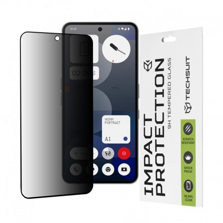 Anti-Spy zatmavovací tvrzené sklo 9H pro Nothing Phone (3a) / (3a) Pro