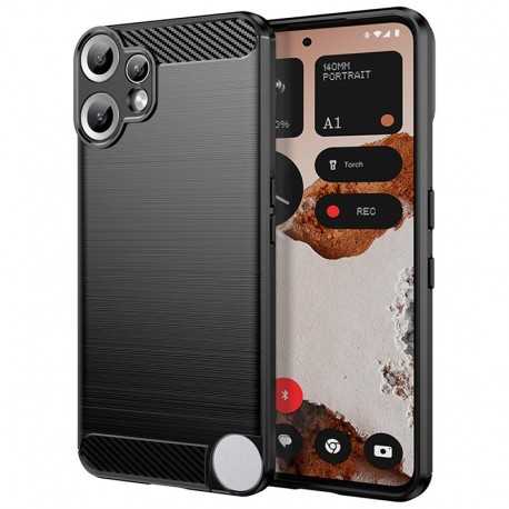 Silikonové pouzdro Carbon Case pro Nothing CMF Phone 2 Pro černé