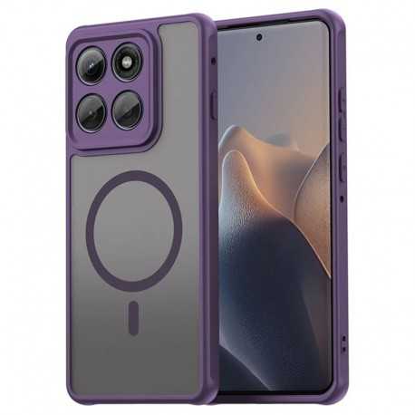 Pouzdro Techsuit HaloFrost II MagSafe pro Motorola Edge 60 Pro fialové