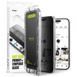 Ringke Easy Slide Privacy Tempered Glass 2-pack ochranné sklo na iPhone 15 Plus