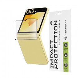 3D ochranné tvrzené sklo Full Cover pro Samsung Galaxy Z Flip6 černé