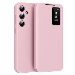 Techsuit pouzdro Smart View pro Samsung Galaxy S25 růžové