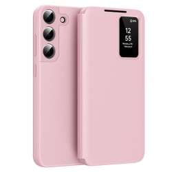 Techsuit pouzdro Smart View pro Samsung Galaxy S22 5G růžové