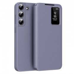 Techsuit pouzdro Smart View pro Samsung Galaxy S22 5G fialové