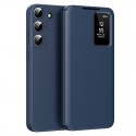 Techsuit pouzdro Smart View pro Samsung Galaxy S22 5G modré