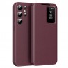 Techsuit pouzdro Smart View pro Samsung Galaxy S23 Ultra červené