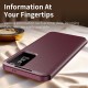 Techsuit pouzdro Smart View pro Samsung Galaxy A56 5G červené