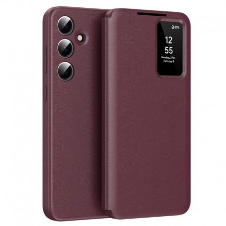 Techsuit pouzdro Smart View pro Samsung Galaxy S23+ červené