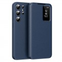 Techsuit pouzdro Smart View pro Samsung Galaxy S22 Ultra 5G modré