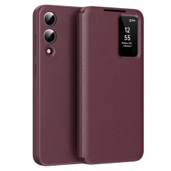 Techsuit pouzdro Smart View pro Samsung Galaxy S25 Edge červené