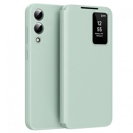 Techsuit pouzdro Smart View pro Samsung Galaxy S25 Edge zelené