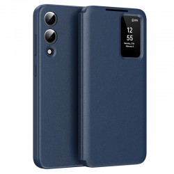 Techsuit pouzdro Smart View pro Samsung Galaxy S25 Edge modré