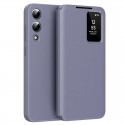Techsuit pouzdro Smart View pro Samsung Galaxy S25 Edge fialové