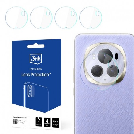 4x tvrzené sklo na kameru 3mk Lens Glass pro Honor Magic6 Pro 5G