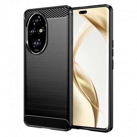 Silikonové pouzdro Carbon Case pro Honor 200 Pro černé
