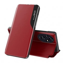 Flipové pouzdro Eco Leather View Case pro Honor 200 Pro červené