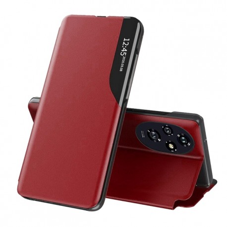 Flipové pouzdro Eco Leather View Case pro Honor 200 Pro červené