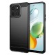 Silikonové pouzdro Carbon Case pro Honor 200 Smart černé