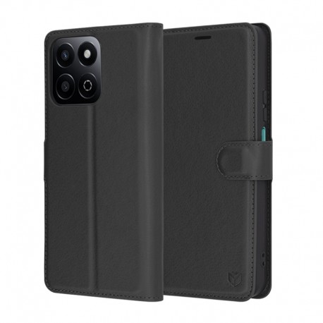 Kožená peněženka Techsuit pro Honor 200 Smart černá