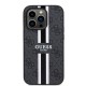 Guess Hardcase 4G Printed Stripes MagSafe pouzdro pro iPhone 15 Pro černé