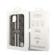 Guess Hardcase 4G Printed Stripes MagSafe pouzdro pro iPhone 15 hnědé