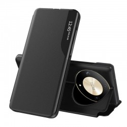 Flipové pouzdro Eco Leather View Case pro Honor Magic6 Lite 5G černé