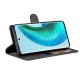Techsuit Diary Book kožená peněženka pro Honor Magic6 Lite 5G černá