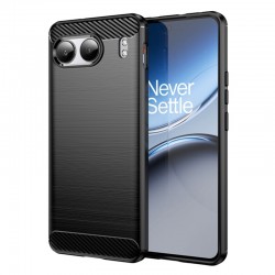 Silikonové pouzdro Carbon Case pro OnePlus Nord 4 černé