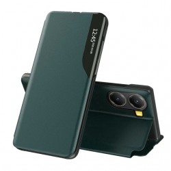 Flipové pouzdro Eco Leather View Case pro Poco X7 Pro 5G zelené