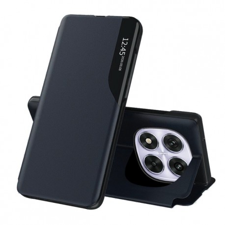 Flipové pouzdro Eco Leather View Case pro Xiaomi Redmi Note 14 Pro 5G / Poco X7 5G modré
