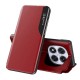 Flipové pouzdro Eco Leather View Case pro Xiaomi Redmi Note 14 Pro 5G / Poco X7 5G červené