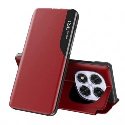 Flipové pouzdro Eco Leather View Case pro Xiaomi Redmi Note 14 Pro 5G / Poco X7 5G červené